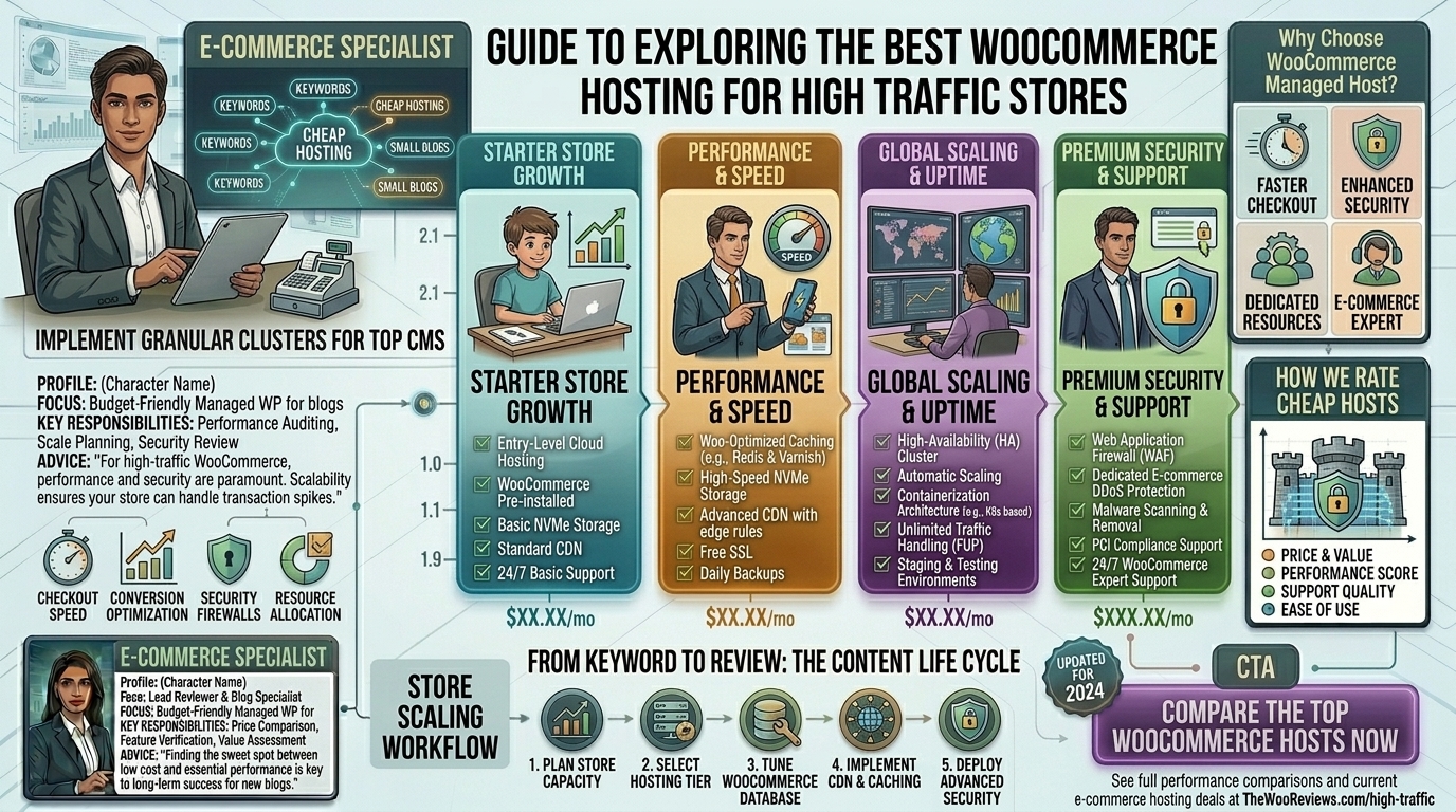 Best hosting for woocommerce high traffic stores
