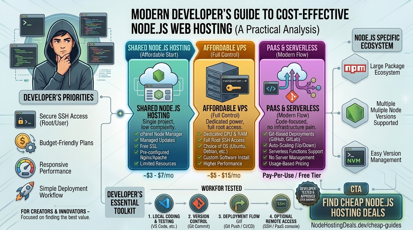 cheap node js web hosting for developers