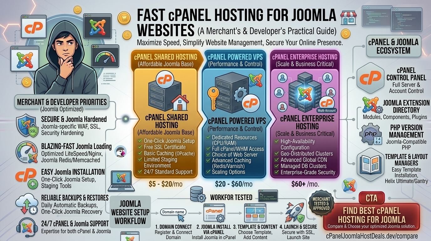 fast cpanel hosting for joomla websites