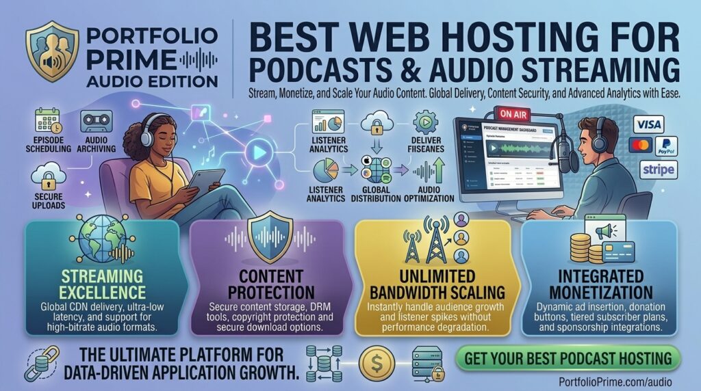 best web hosting for podcasts and audio streaming