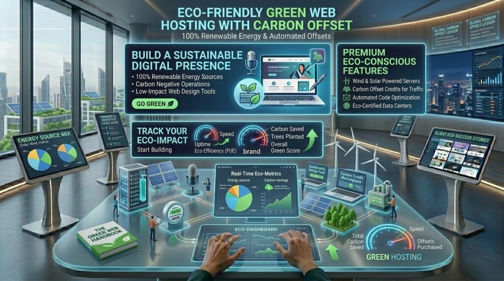eco friendly green web hosting with carbon offset