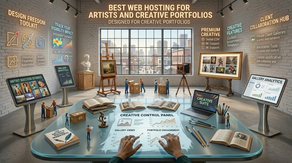 What is the best web hosting for artists and creative portfolios