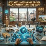 What is the best web hosting for travel blogs with interactive maps