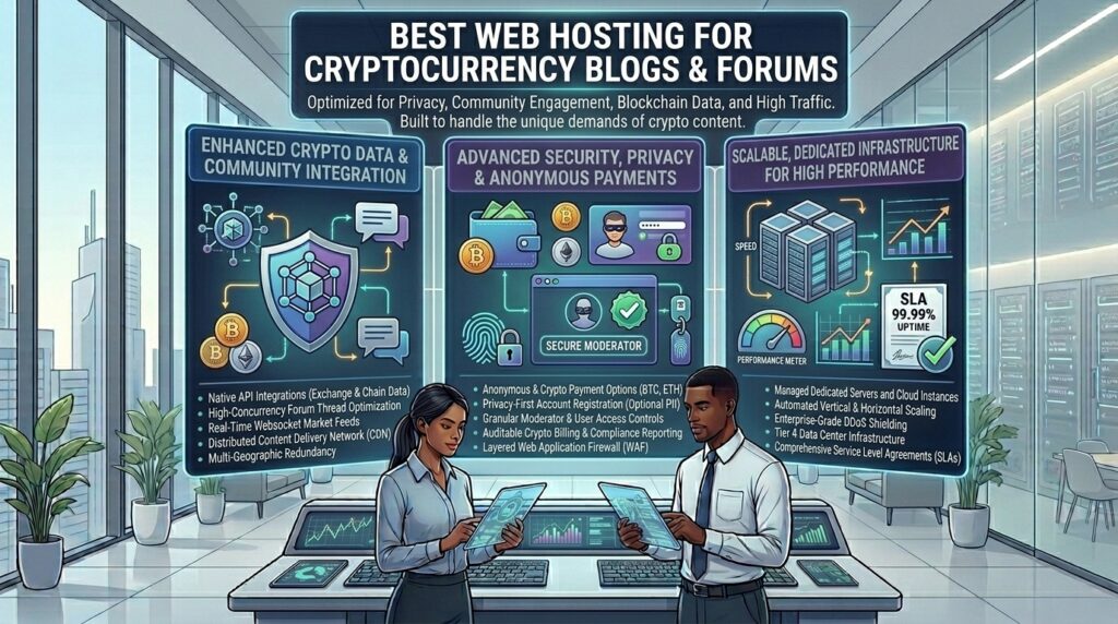 best web hosting for cryptocurrency blogs and forums