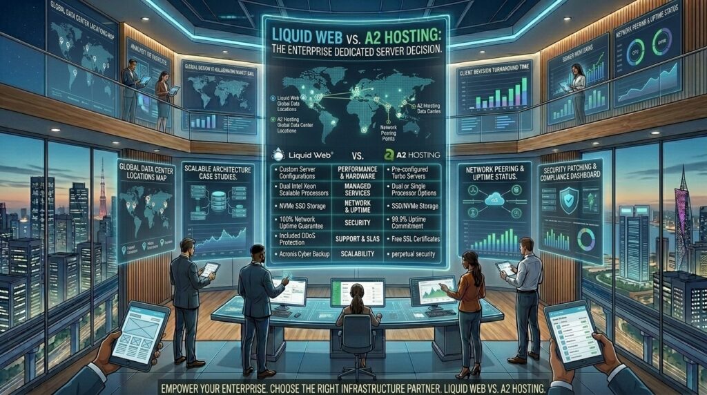 liquid web vs A2 hosting enterprise dedicated servers