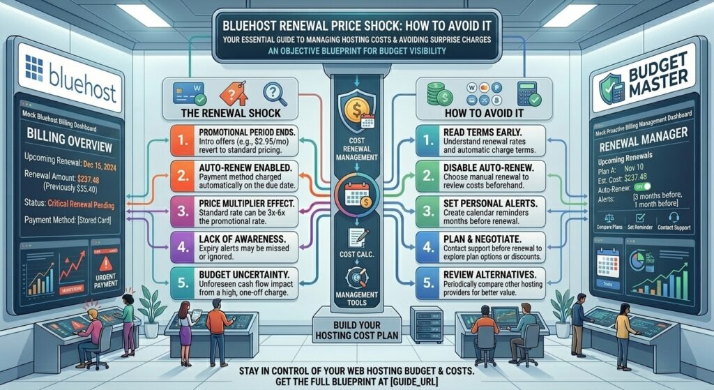 bluehost renewal price shock how to avoid it