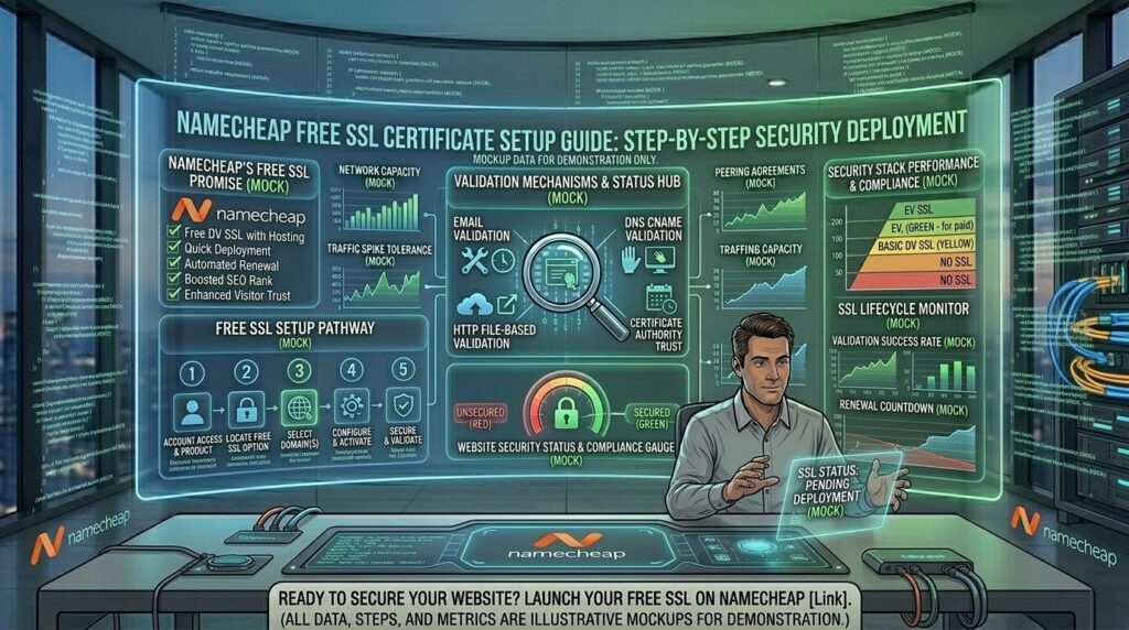 namecheap hosting free ssl certificate setup guide