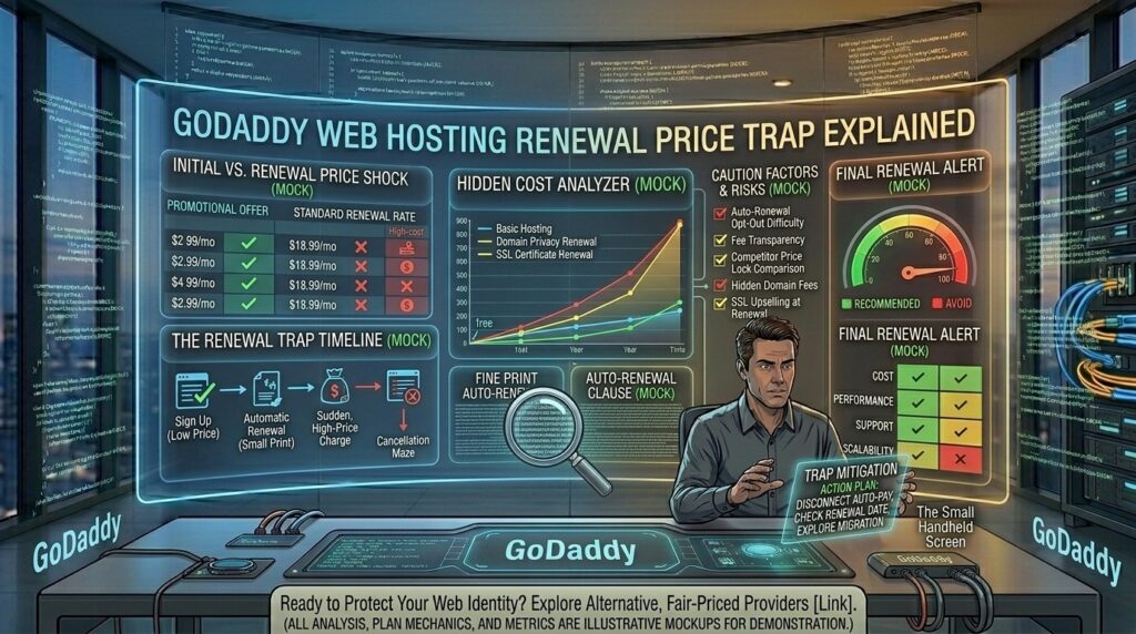 godaddy web hosting renewal price trap explained