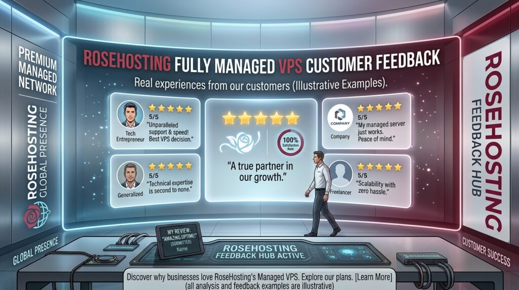 rosehosting fully managed vps customer feedback