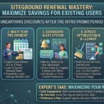 siteground discount renewal tricks for existing users