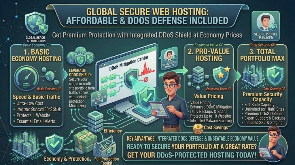 cheap web hosting with ddos protection included free