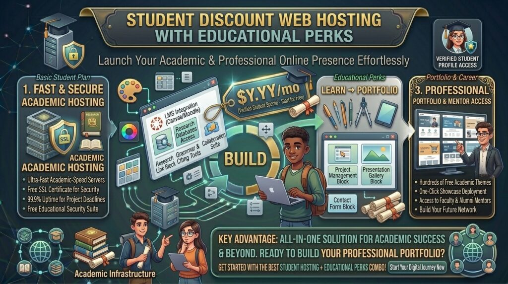 student discount web hosting with educational perks