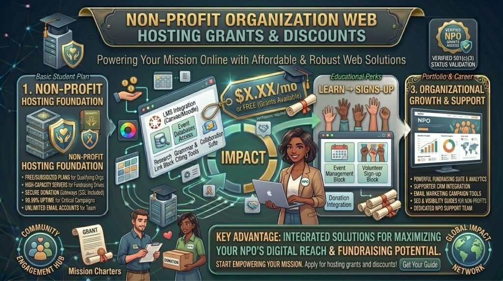 non profit organization web hosting grants and discounts