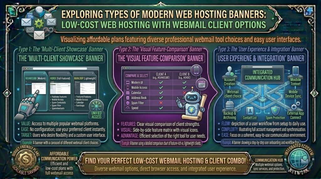 low cost web hosting with webmail client options