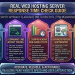 how to check real web hosting server response time