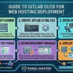 how to use gitlab CI CD with web hosting deployment