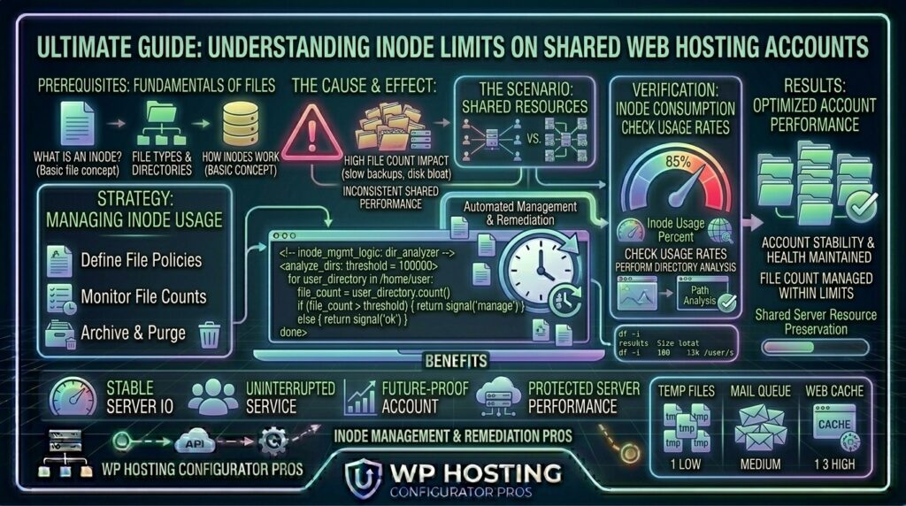 understanding inode limits on shared web hosting accounts
