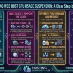 what to do when your web host suspends your account for CPU usage