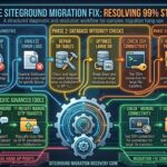 how to resolve siteground site migration stuck at 99 percent