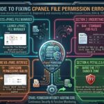 how to fix file permission errors 644 and 755 in cpanel