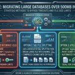 how to migrate large database over 500mb in phpmyadmin