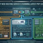 how to check if web hosting server is running latest php security patches