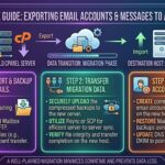 how to export email accounts and messages to new web host