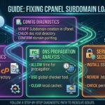 troubleshooting subdomains not loading after creation in cpanel