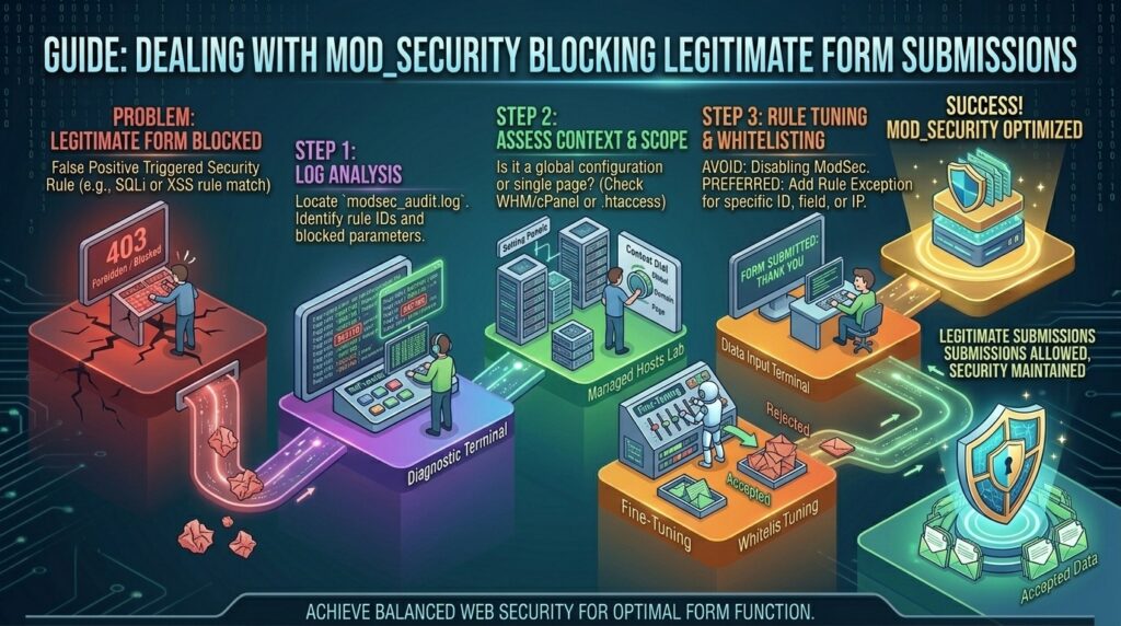 dealing with mod security blocking legitimate form submissions