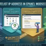 how to whitelist IP address in cpanel mod security rules
