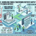 how to handle copyright DMCA takedown notices with web host