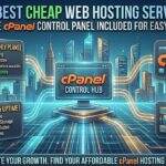 best cheap web hosting services with cPanel control panel included
