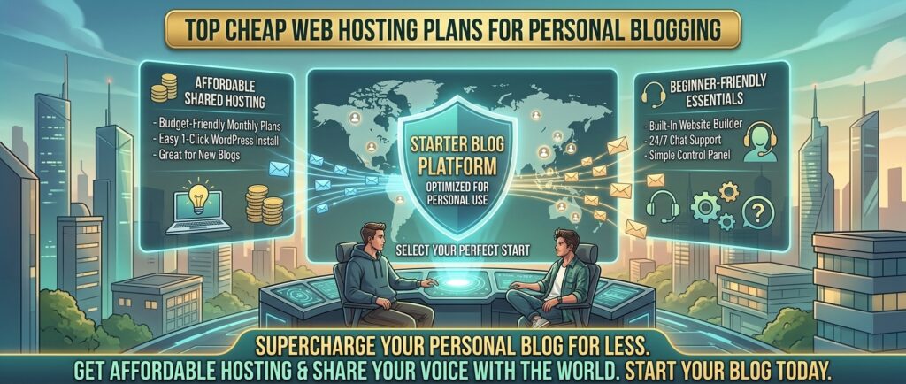 best cheap web hosting plans for starting a personal blog