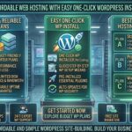 best cheap web hosting services with easy one click wordpress install