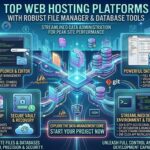 top web hosting platforms with robust file manager and database tools