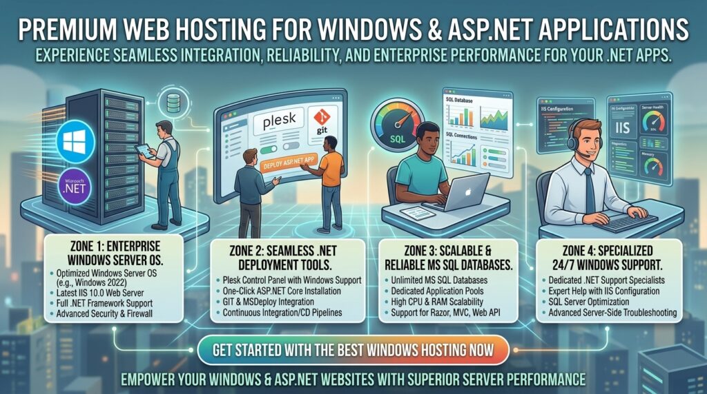 best web hosting companies offering windows asp net server options
