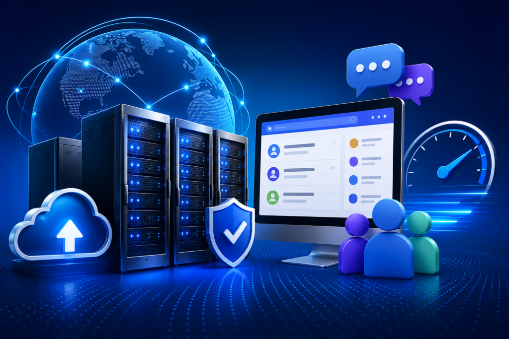 Top rated web hosting providers for forum and community platforms